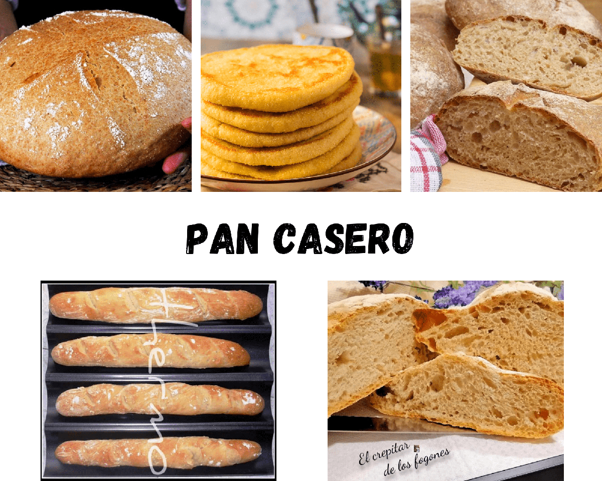 recetas de pan casero