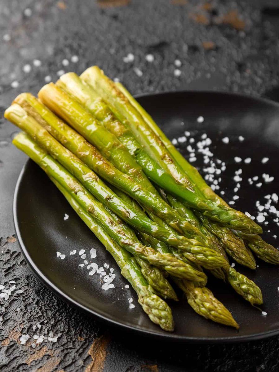 espárragos en freidora de aire