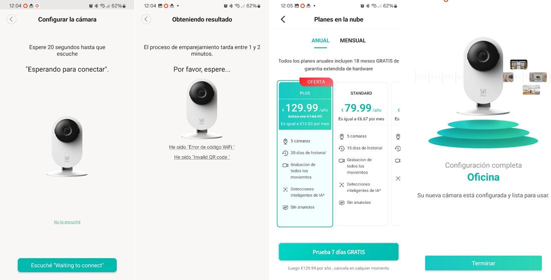 Yi Home 2K PRO - Configuración