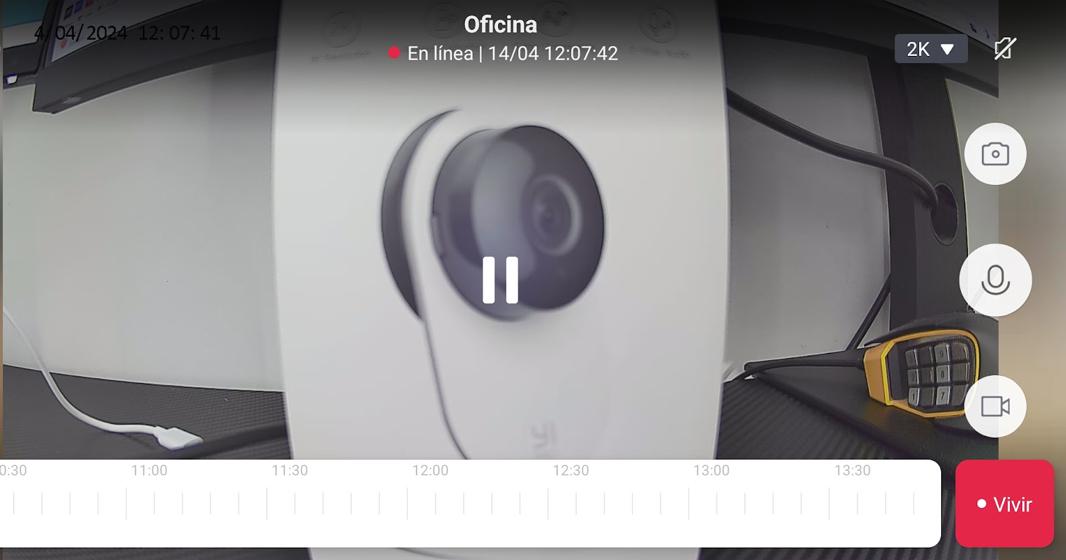 Yi Home 2K PRO - Grabación