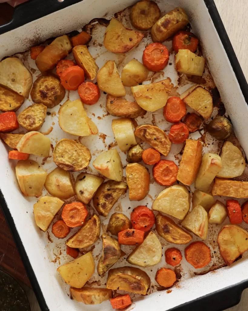 fuente de verduras al horno