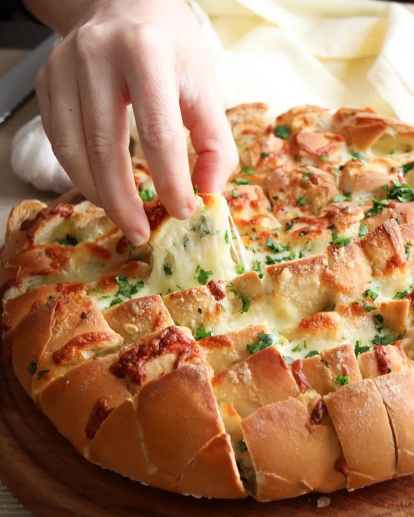 pan de ajo con queso