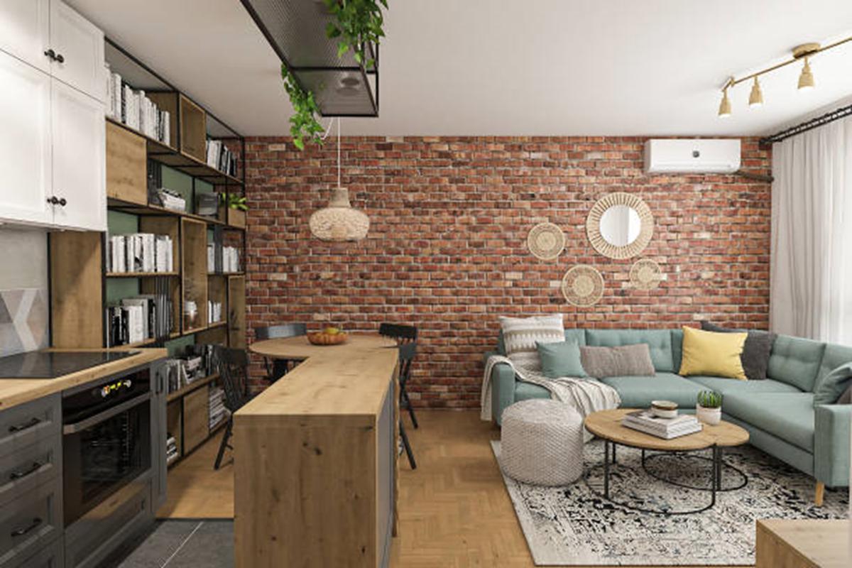 6 razones para incorporar una pared de ladrillo en el salón 5