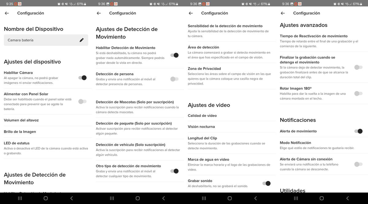 Cámara Inteligente para Exteriores de Yale - Aplicación