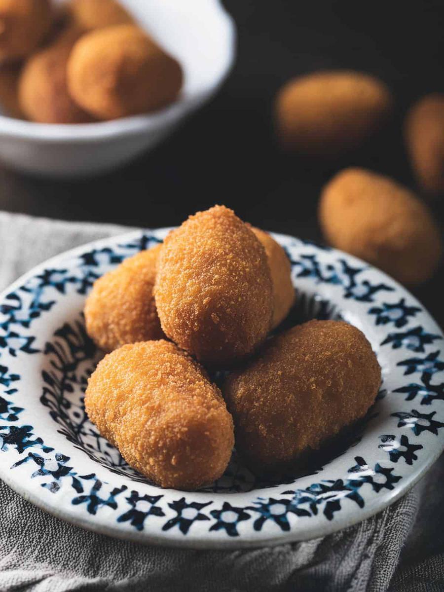 croquetas congeladas en freidora de aire