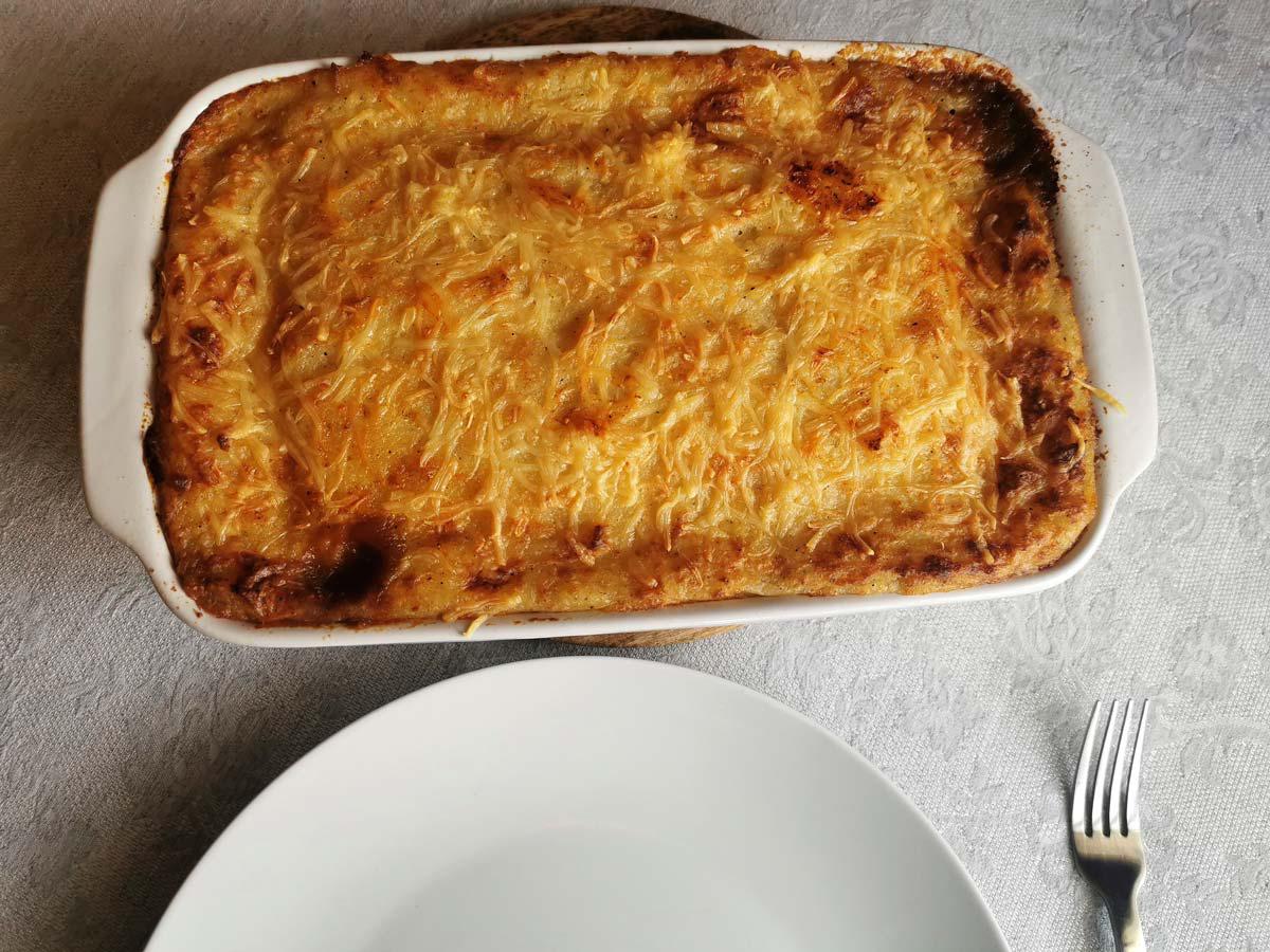 Receta de cottage pie