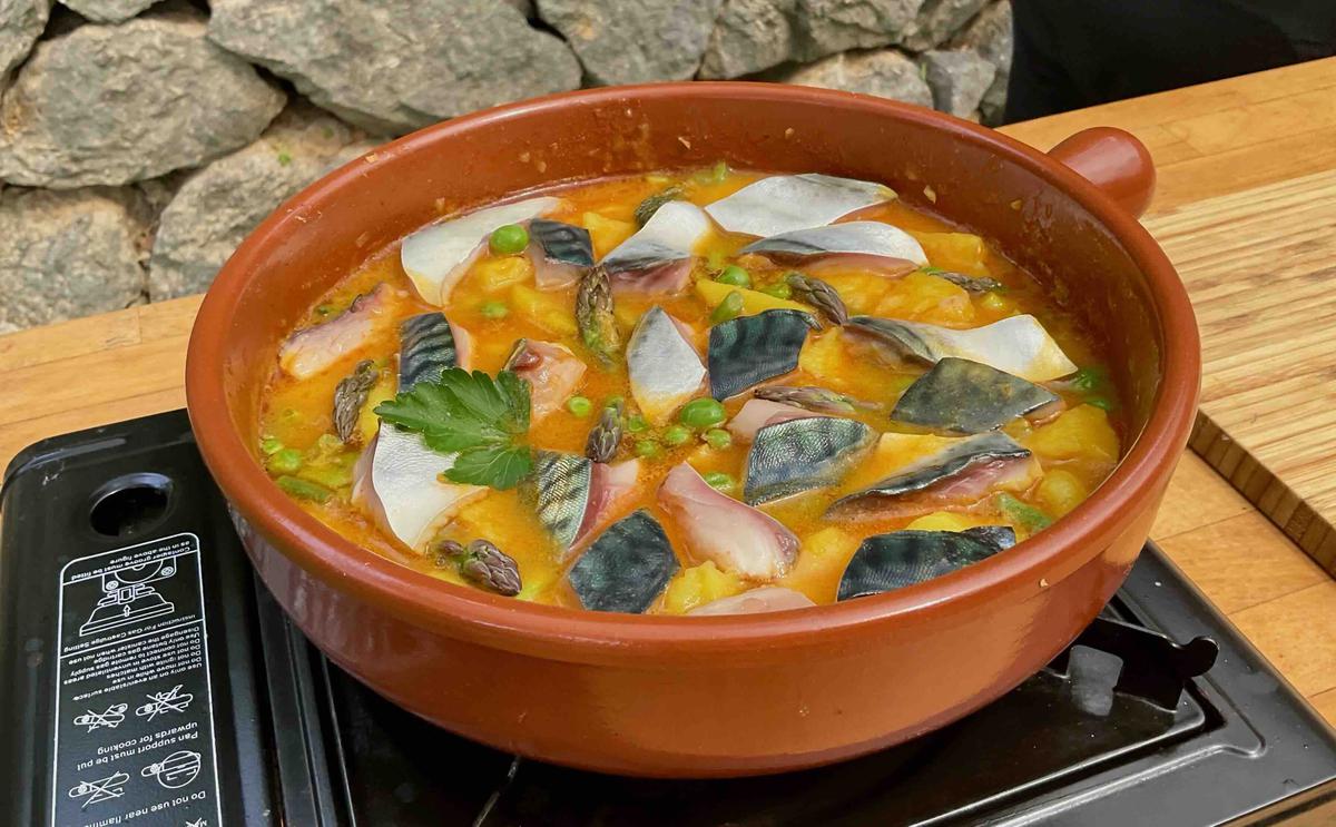 GUISO DE CABALLA DE PRIMAVERA