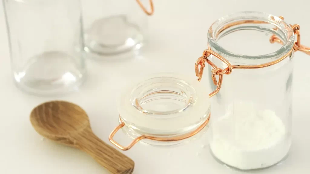 como almacenar polvo d ehornear