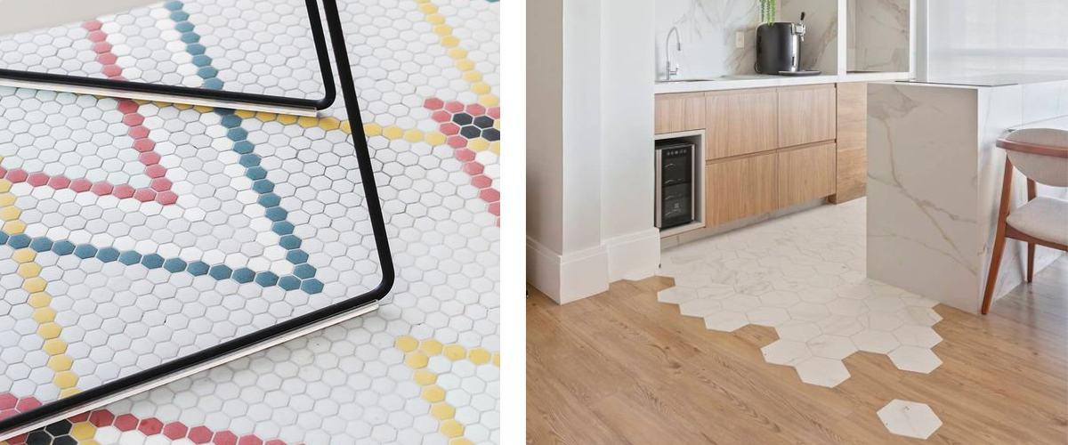 Azulejos hexagonales cocina