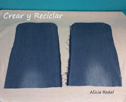 Todos tenemos en casa unos pantalones vaqueros o jeans que no usamos, porque nos quedan pequeños, están viejos o son de alguno de nuestros hijos pequeños, así que por qué no aprovecharlos para hacer una preciosa, práctica y funcional mochila como ésta.