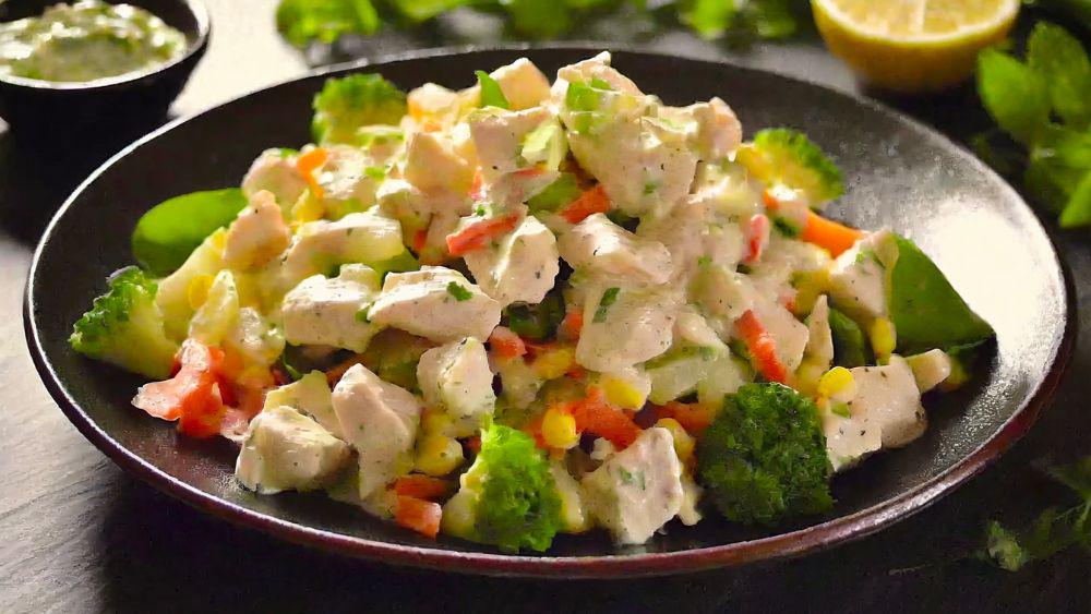 receta facil de salpicon de pollo 