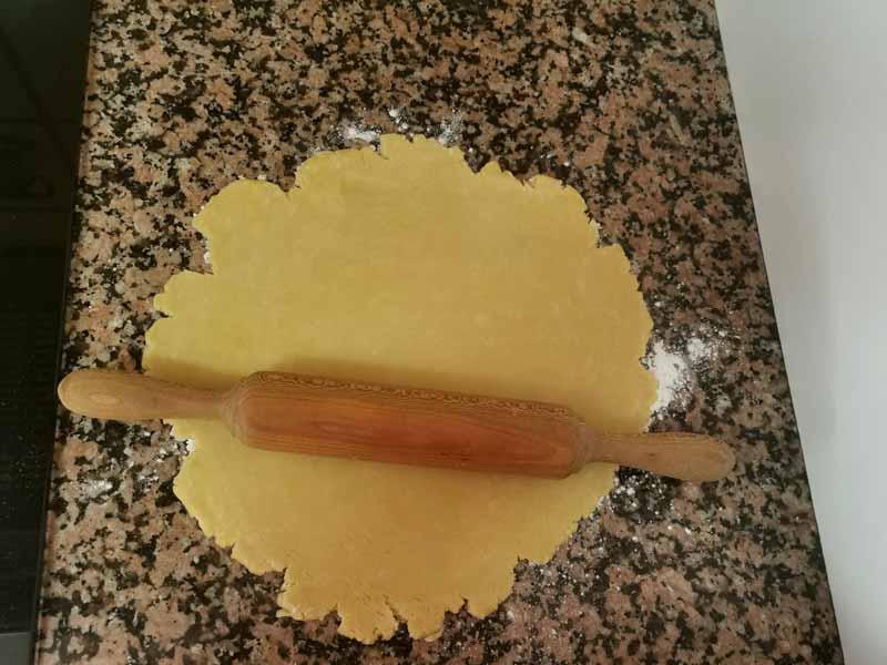 Estirar masa quebrada