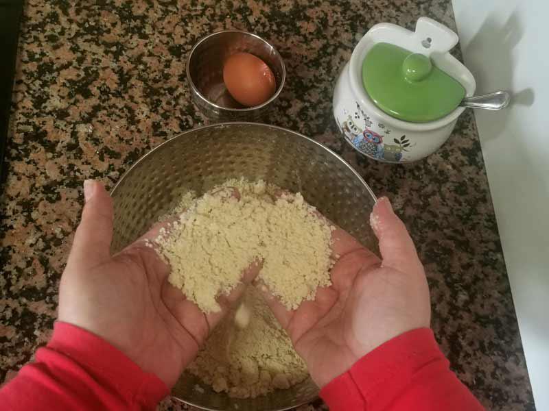 Desmenuzar mantequilla