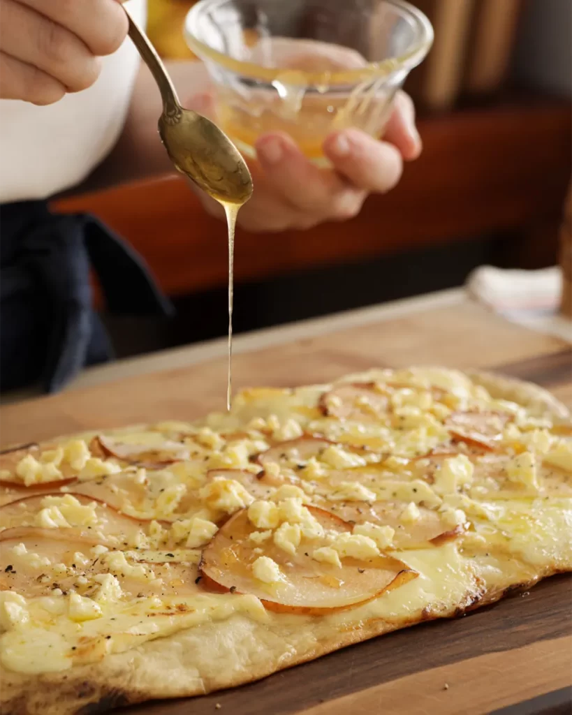 pizza parrilla miel
