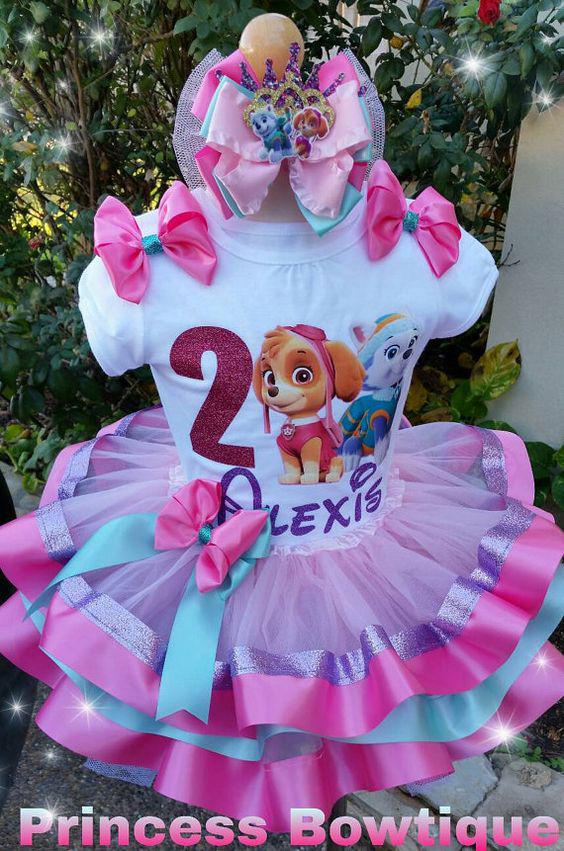 Tutus y Vestidos para Fiestas de paw patrol