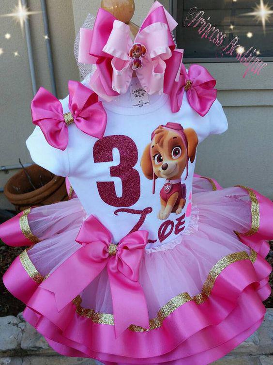 Tutus y Vestidos para Fiestas de paw patrol