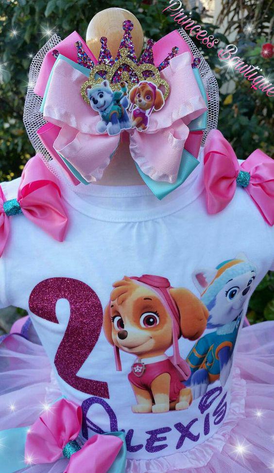 Tutus y Vestidos para Fiestas de paw patrol