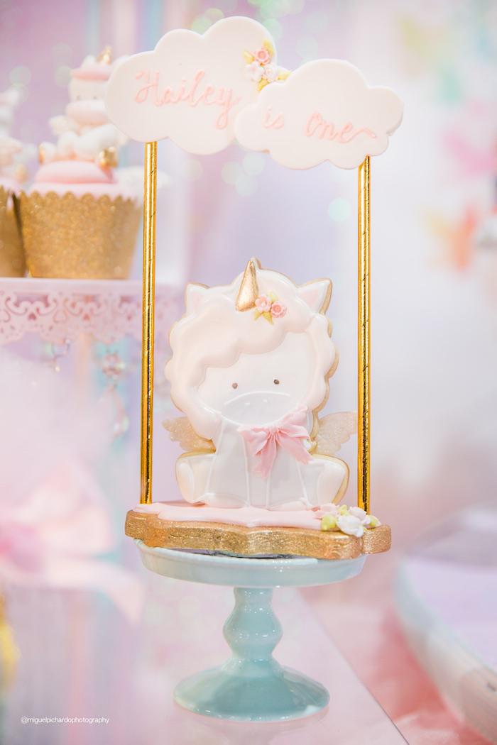 Fiesta 1 año para niña tematica de unicornio