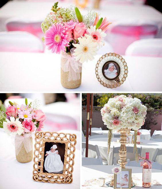 Fiesta y Bautizo para celebrar el primer año de una niña