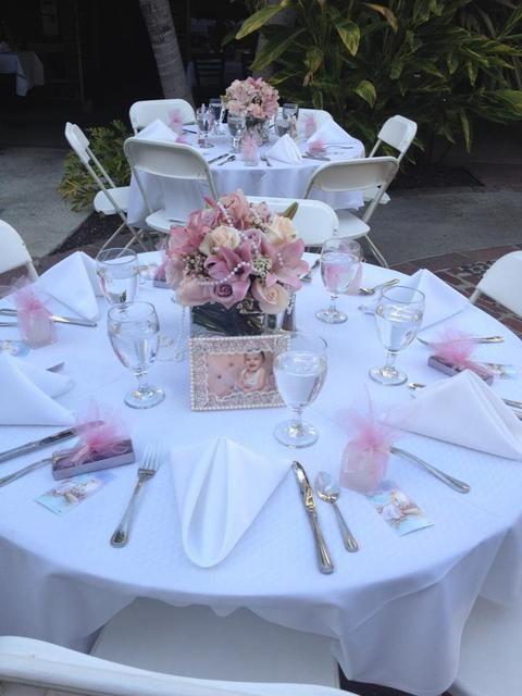 Fiesta y Bautizo para celebrar el primer año de una niña