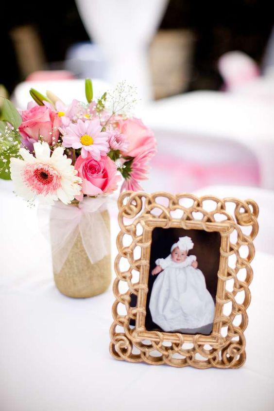 Fiesta y Bautizo para celebrar el primer año de una niña