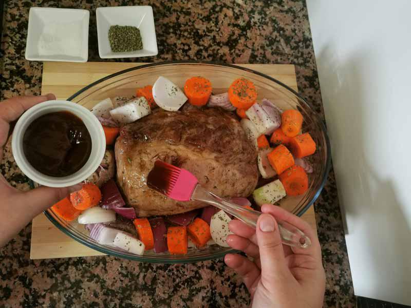 Salsa barbacoa a carne