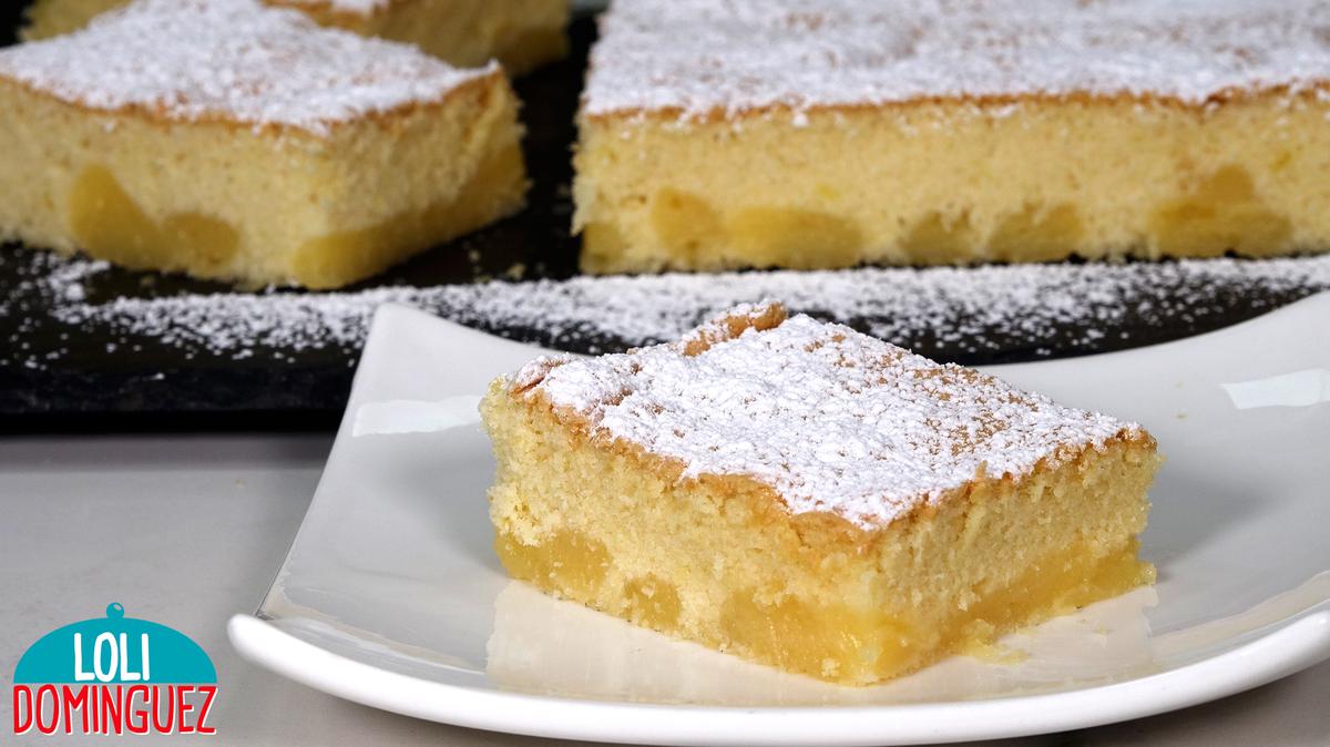 POSTRE DE LIMÓN 2 POR 1. Increíble y delicioso postre que combina un bizcocho muy tierno y jugoso con la crema de limón sedosa y con un sabor exquisito