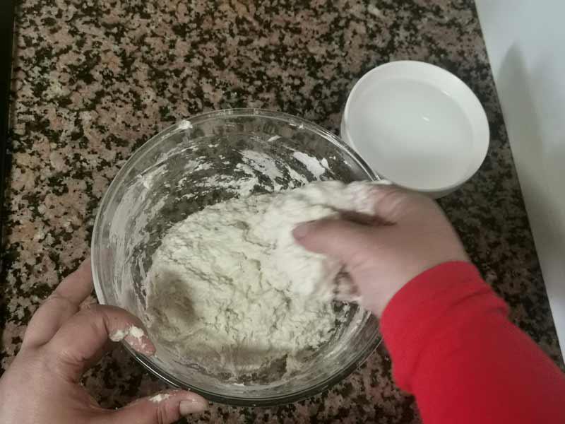 Mezclar haciendo pliegues