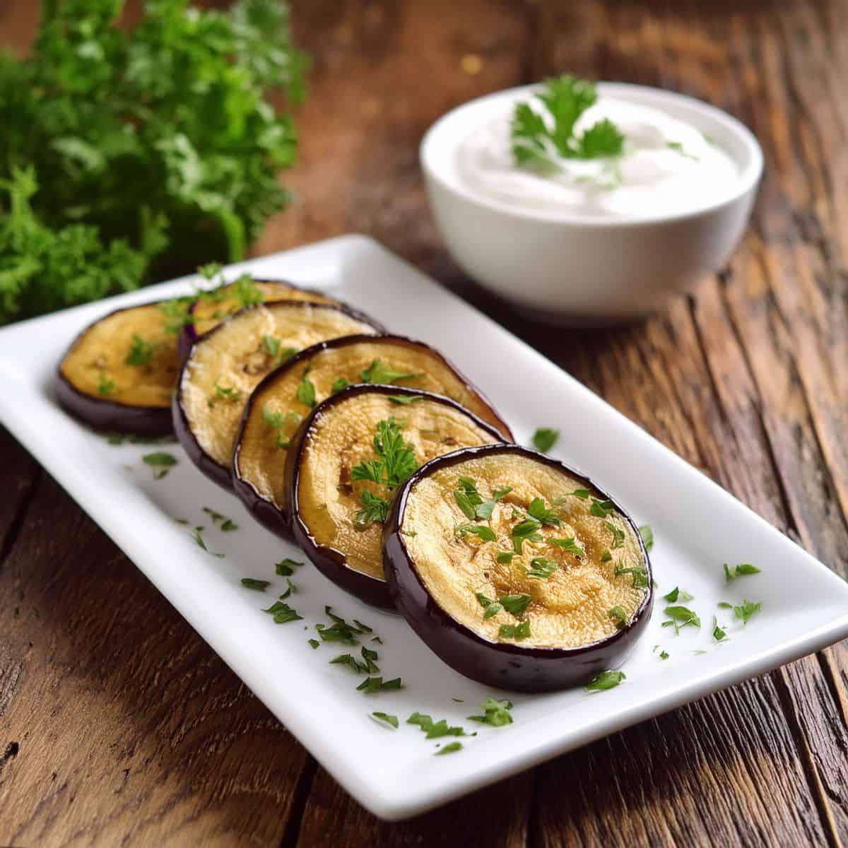 Berenjenas en freidora de aire