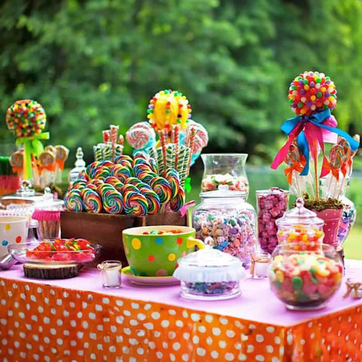 Mesa de dulces para cumpleaños y fiestas