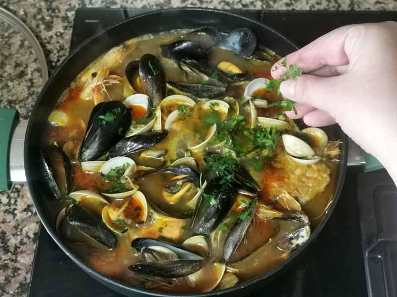 Agrega perejil fresco