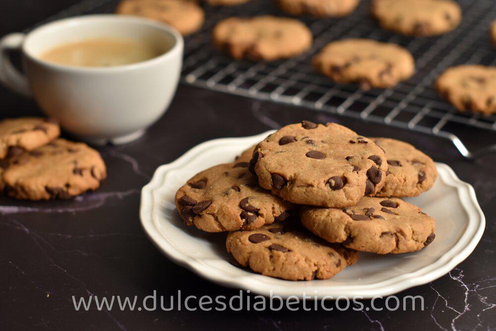 Cookies de cacahuete y chocolate