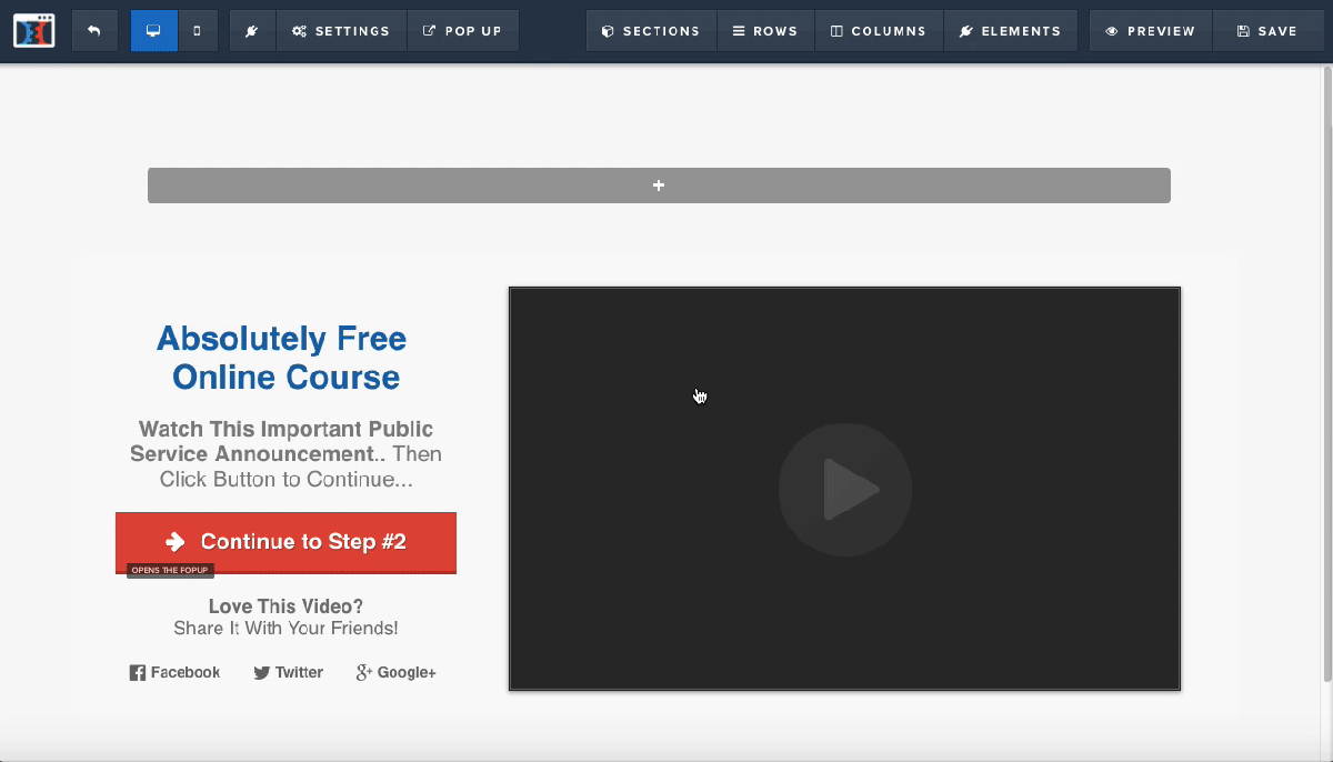 Constructor visual clickfunnels