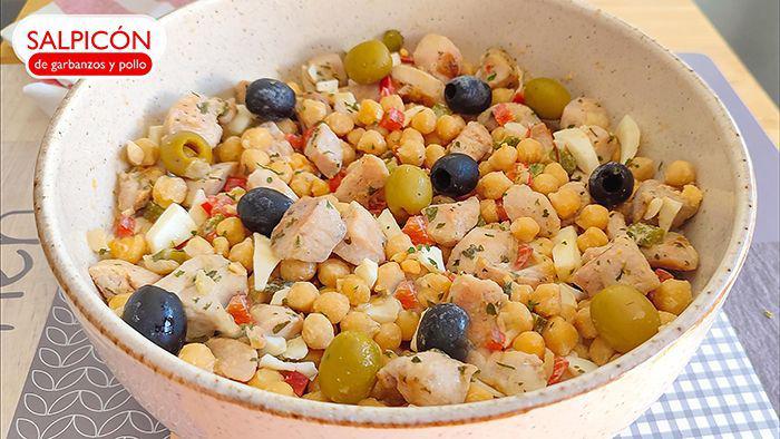 salpicon o ensalada de garbanzos