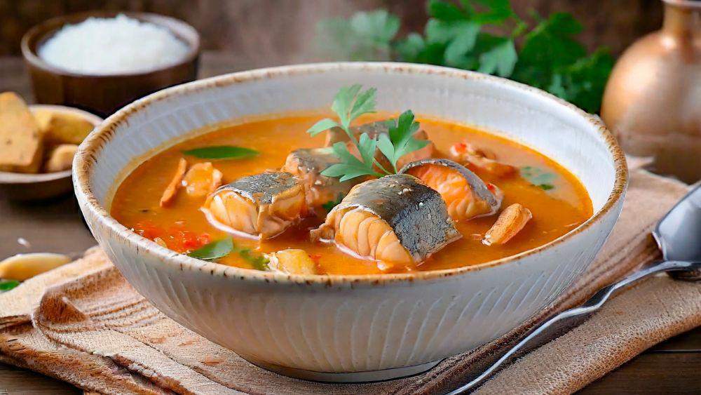 receta fácil de sopa de pescado