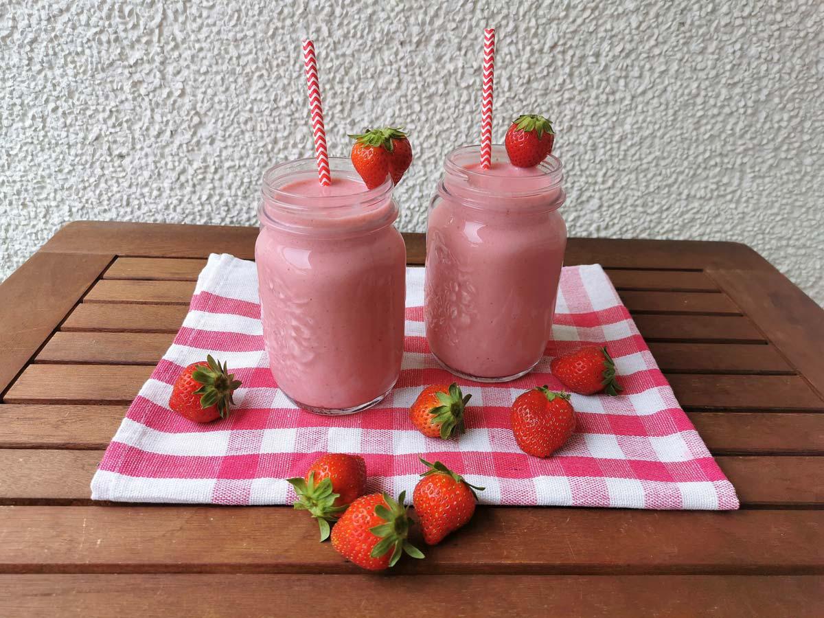 Batido de fresas