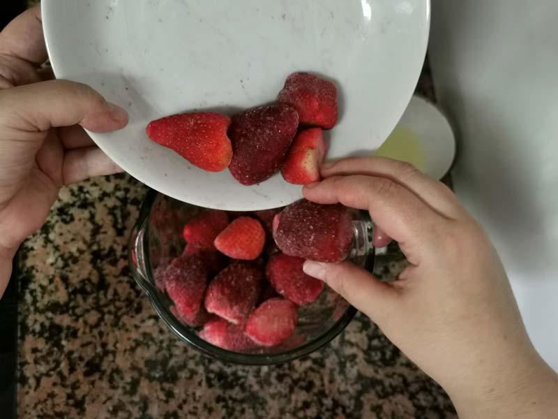 Fresas congeladas