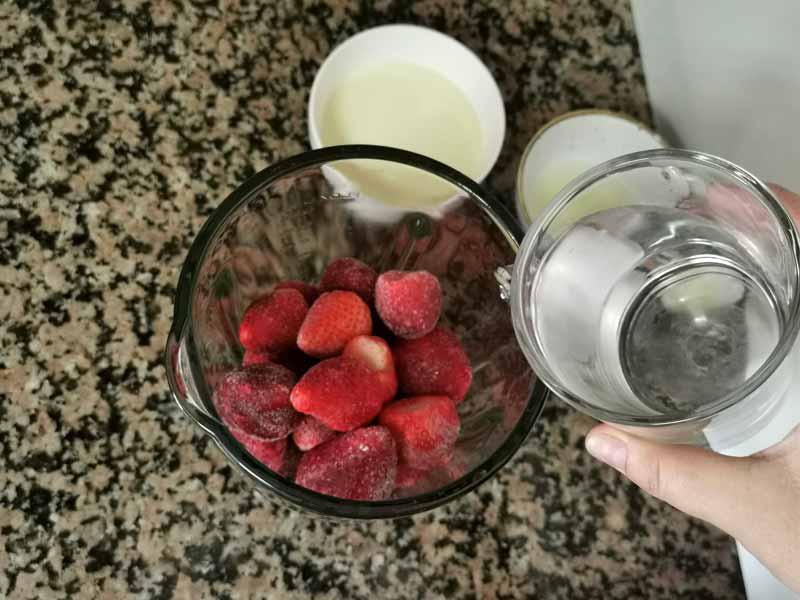 Agua al batido