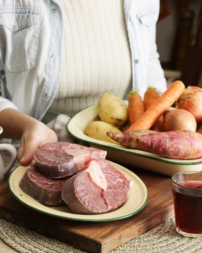ingredientes para osobuco
