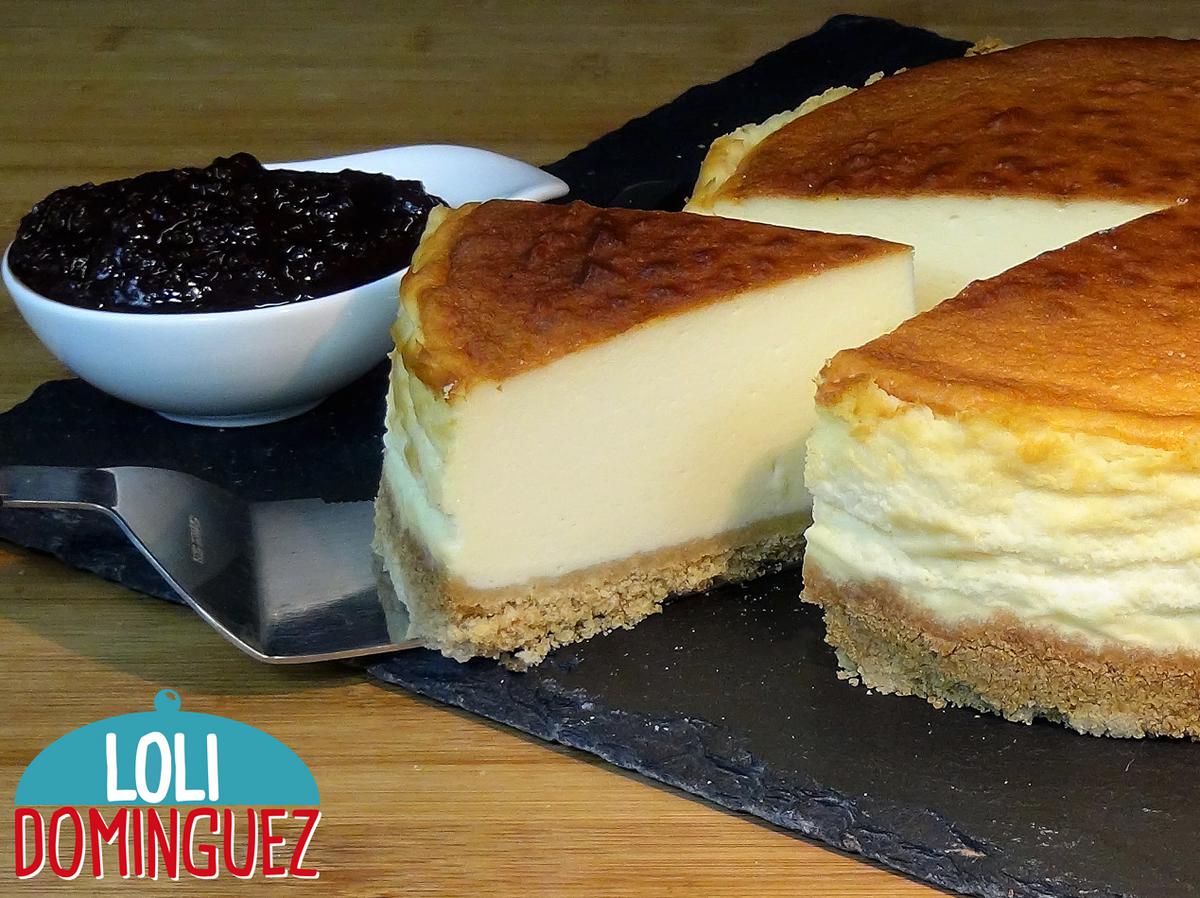 NEW YORK CHEESECAKE O TARTA DE QUESO NEW YORK. Con trucos para que te quede perfecta. Cómo hacer la New York Cheesecake, la tarta de queso por excelencia