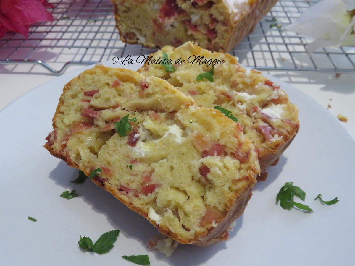 Bizcocho de jamón serrano y queso