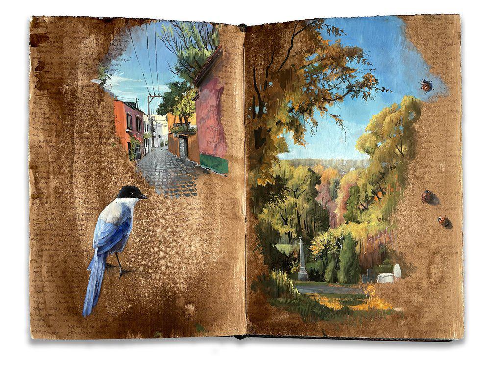 Dina Brodsky Mixed media