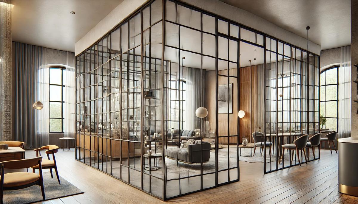 Cerramientos de cristal interiores