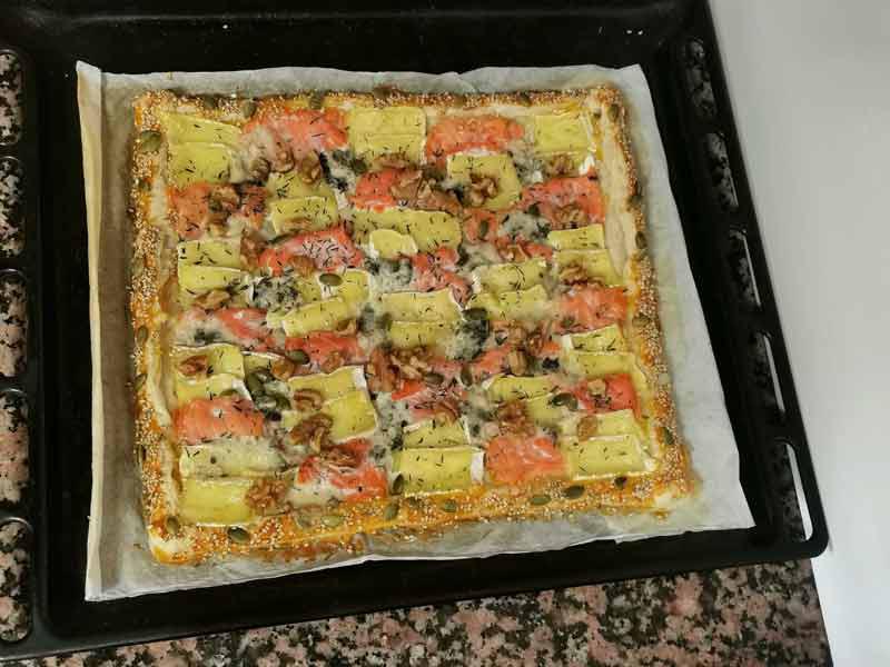 Dejar enfriar hojaldre