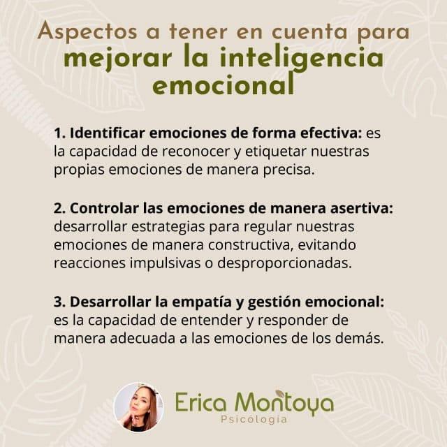 Aspectos a tener en cuenta para mejorar la inteligencia emocional