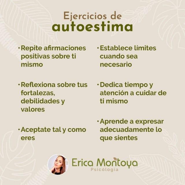 Ejercicios de autoestima