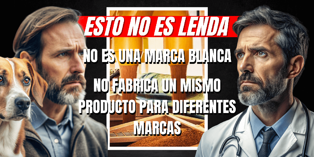 Hombre veterinario confirma a cliente que Lenda no es un pienso marca blanca