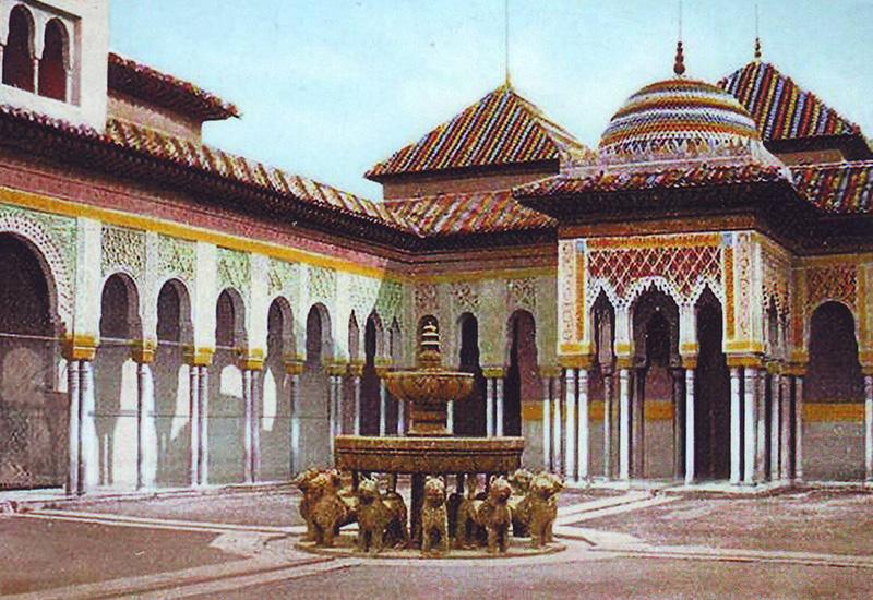 Tejas colores Alhambra de Granada