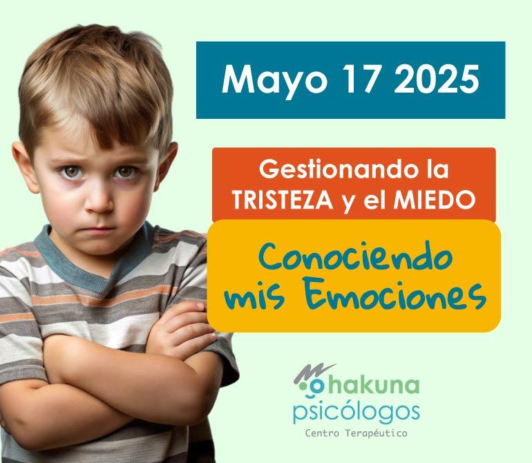 Taller para niños gestionando la tristeza y el miedo
