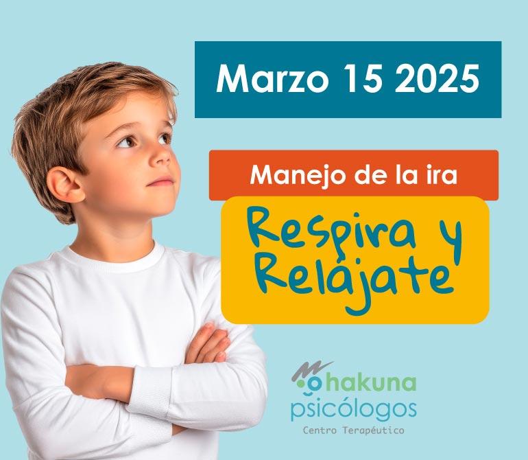 Taller manejo enojo niños en Medellín